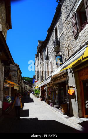 Des scènes du pèlerinage médiéval village de Rocamadour Dans le département du Lot de sud-ouest de la France Banque D'Images