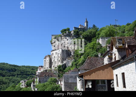 Le magnifique village de Rocamadour, France Banque D'Images