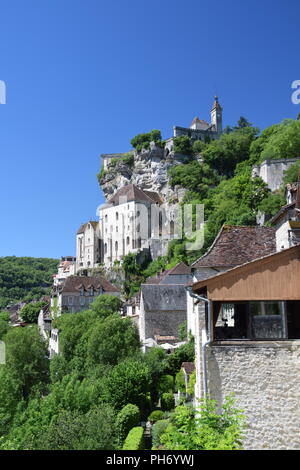 Le magnifique village de Rocamadour, France Banque D'Images