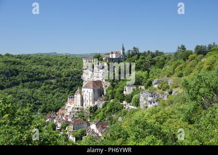 Le magnifique village de Rocamadour, France Banque D'Images