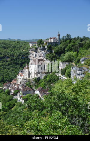 Le magnifique village de Rocamadour, France Banque D'Images