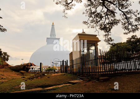 En anuradhapura stupa bouddhiste Banque D'Images