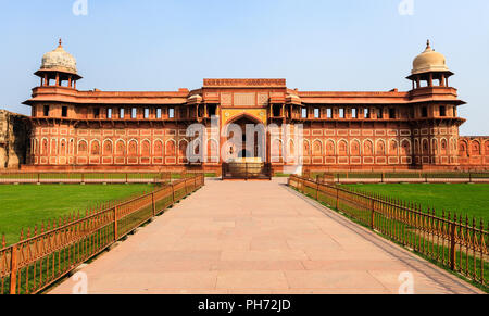 Jahangiri Mahal Palace de fort d'agra Banque D'Images