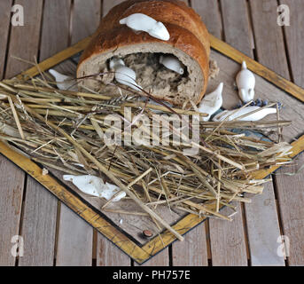 Du pain et des céréales de décoration Banque D'Images