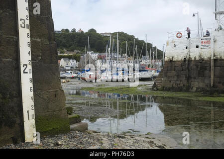 Saint Aubin, entrée du port Banque D'Images