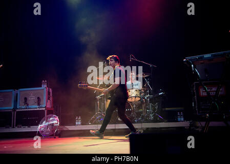 Treviso, Italie. 30 août 2018. The Wombats vivent à domicile festival à Trévise (Italie) cette nuit Crédit : Denis Ulliana/Alamy Live News Banque D'Images