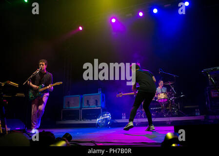 Treviso, Italie. 30 août 2018. The Wombats vivent à domicile festival à Trévise (Italie) cette nuit Crédit : Denis Ulliana/Alamy Live News Banque D'Images