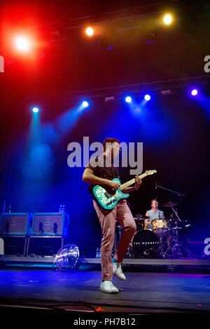 Treviso, Italie. 30 août 2018. The Wombats vivent à domicile festival à Trévise (Italie) cette nuit Crédit : Denis Ulliana/Alamy Live News Banque D'Images