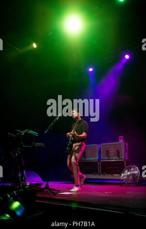 Treviso, Italie. 30 août 2018. The Wombats vivent à domicile festival à Trévise (Italie) cette nuit Crédit : Denis Ulliana/Alamy Live News Banque D'Images