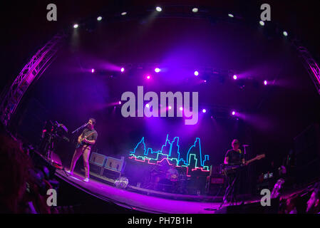 Treviso, Italie. 30 août 2018. The Wombats vivent à domicile festival à Trévise (Italie) cette nuit Crédit : Denis Ulliana/Alamy Live News Banque D'Images