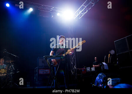 Treviso, Italie. 30 août 2018. The Wombats vivent à domicile festival à Trévise (Italie) cette nuit Crédit : Denis Ulliana/Alamy Live News Banque D'Images