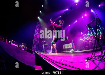 Treviso, Italie. 30 août 2018. The Wombats vivent à domicile festival à Trévise (Italie) cette nuit Crédit : Denis Ulliana/Alamy Live News Banque D'Images