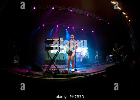 Treviso, Italie. 30 août 2018. The Wombats vivent à domicile festival à Trévise (Italie) cette nuit Crédit : Denis Ulliana/Alamy Live News Banque D'Images