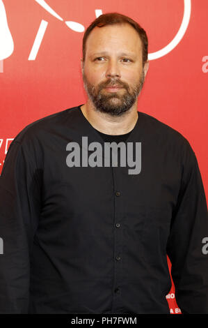 Venise, Italie. Août 30, 2018. Yorgos Lanthimos au cours de la 'La Favorite' photocall au 75e Festival International du Film de Venise au Palazzo del Casino le 30 août 2018 à Venise, Italie | Verwendung weltweit Credit : dpa/Alamy Live News Banque D'Images