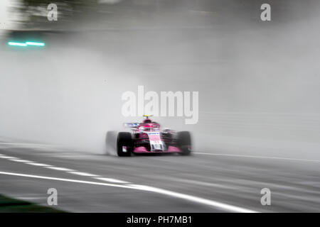 Sport Automobile : Championnat du Monde de Formule 1 de la FIA 2018, Grand Prix d'Italie, # 31 Esteban Ocon (FRA, Point de course Force India F1 Team), Banque D'Images