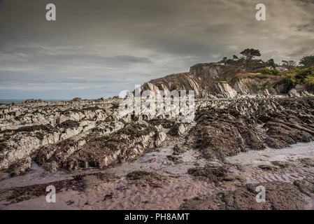 Des pierres à Lee Bay, près de Ilfracombe Banque D'Images