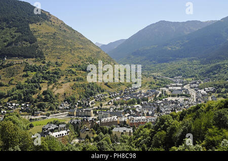 Paysage, Escaldes-Engordany, Aran, France Banque D'Images