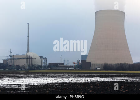 Kernkraftwerk Isar. Banque D'Images