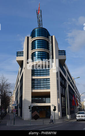 Willy-Brandt-Haus, Stresemannstrasse, Kreuzberg, Mitte, Berlin, Deutschland Banque D'Images