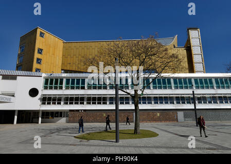 Philharmonie, Herbert-von-Karajan-Strasse, Tiergarten, Mitte, Berlin, Deutschland Banque D'Images