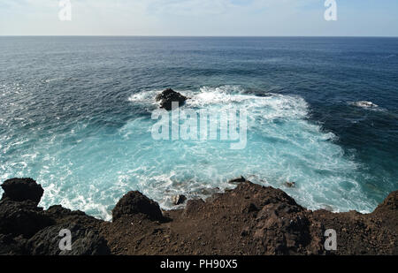 Los Hervideros, Lanzarote Banque D'Images