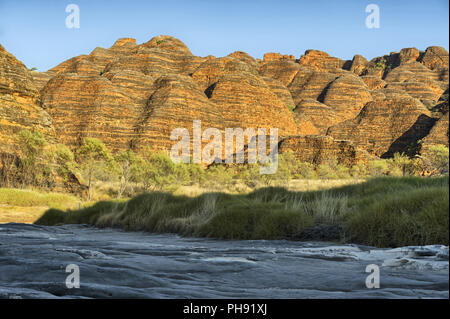 La rivière à sec de Piccaninny Creek, Parc National de Bungle Bungle Banque D'Images