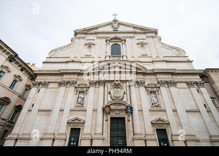 L'église du Gesù à Rome est la principale église de la Compagnie de Jésus ou les Jésuites Banque D'Images