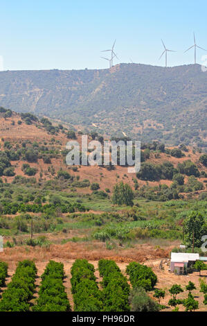 Paysage rural sur Chypre Banque D'Images