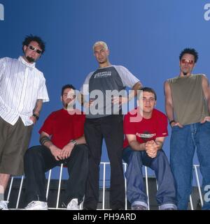 'Bloodhound Gang', amerikanische Alternative Rock-, Hip Hop- und Funk Metal Band, Deutschland 2000. American alternative rock, hip hop et funk metal Banque D'Images