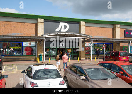 JD Sports, Parc Nord Tawe Retail Park, Swansea Banque D'Images