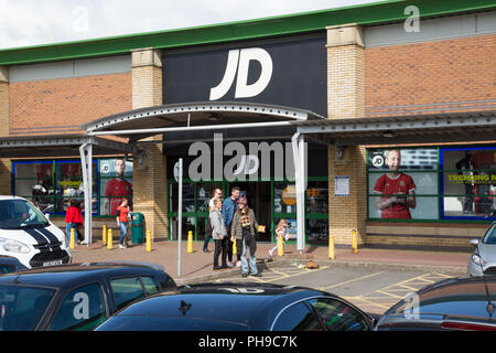 JD Sports, Parc Nord Tawe Retail Park, Swansea Banque D'Images