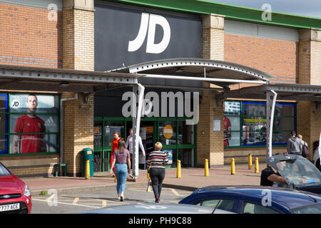 JD Sports, Parc Nord Tawe Retail Park, Swansea Banque D'Images