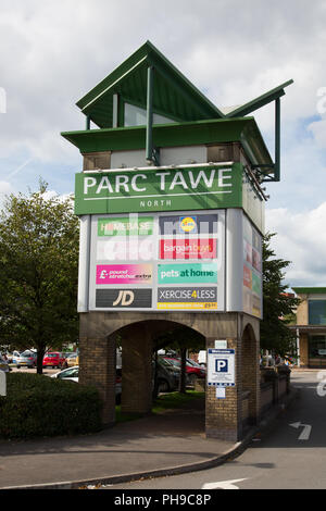 Parc Nord Tawe Retail Park, Swansea Banque D'Images