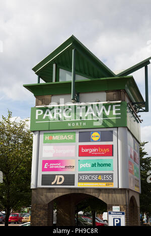 Parc Nord Tawe Retail Park, Swansea Banque D'Images