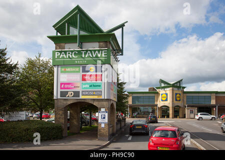 Parc Nord Tawe Retail Park, Swansea Banque D'Images