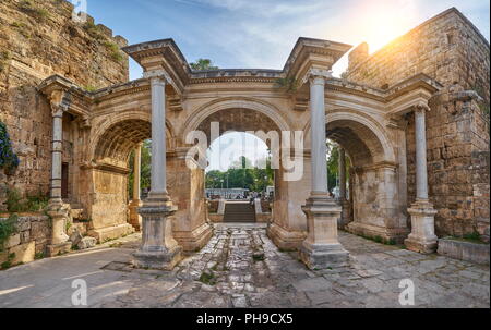 La porte d'Hadrien, Antalya, Turquie Banque D'Images