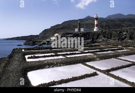 Phares et Salinas, La Palma Banque D'Images