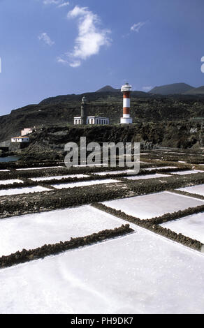 Phares et Salinas, La Palma Banque D'Images