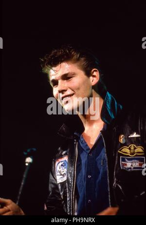 Morten Harket von 'a-ha', norwegische, Popgruppe haus Konzert in München, Deutschland 1988. Morten Harket de pop norvégienne en bande 'a-ha' live Banque D'Images