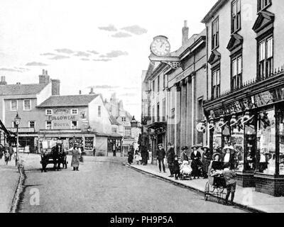 High Street, Braintree, début des années 1900 Banque D'Images