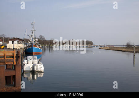 Dranske, Rügen, Allemagne de l'Est, de la mer Baltique Banque D'Images