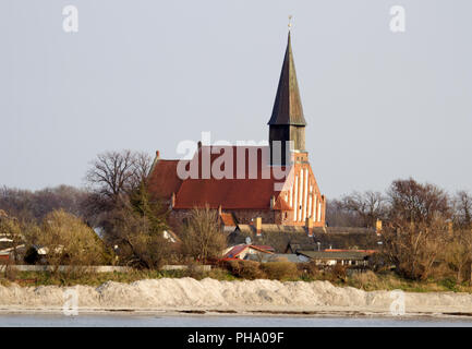 Dranske, Rügen, Allemagne de l'Est, de la mer Baltique Banque D'Images