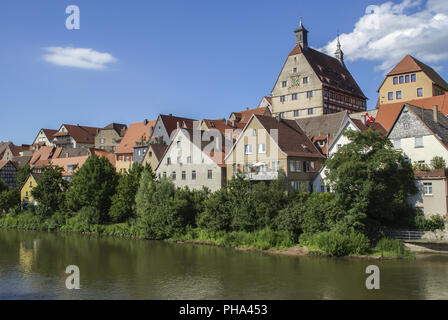 Hôtel de ville de Besigheim, Bade-Wurtemberg, Allemagne Banque D'Images