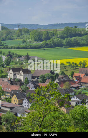 Rosengarten-Tullau est un petit village à proximité Schwaebisch Hall, Allemagne Banque D'Images