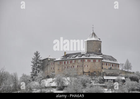 Château dans la vallée de Reichenberg Murr à proximité Backnang Banque D'Images