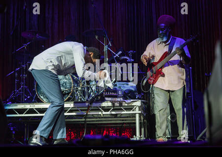 Photos de chanteur de reggae Sanchez, à l'O2 Brixton Academy, Londres. 2018©O.Giuliano Eboulia/graphikvision.com Banque D'Images