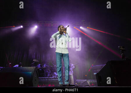 Photos de chanteur de reggae Sanchez, à l'O2 Brixton Academy, Londres. 2018©O.Giuliano Eboulia/graphikvision.com Banque D'Images