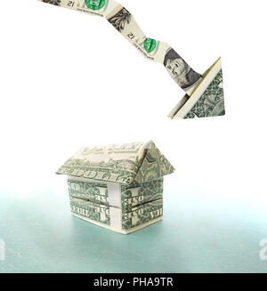 Dollar bas chambre Banque D'Images