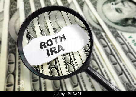 Amplifiées Roth IRA Banque D'Images