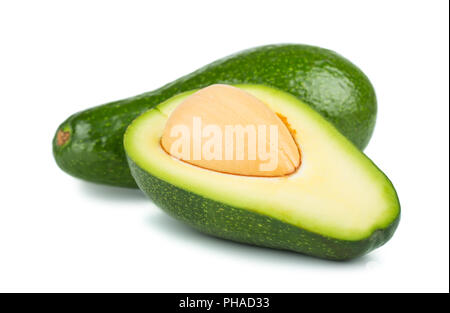 Avocat mûr vert Banque D'Images